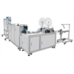 One-to-one production line of automatic strapping flat mask machine